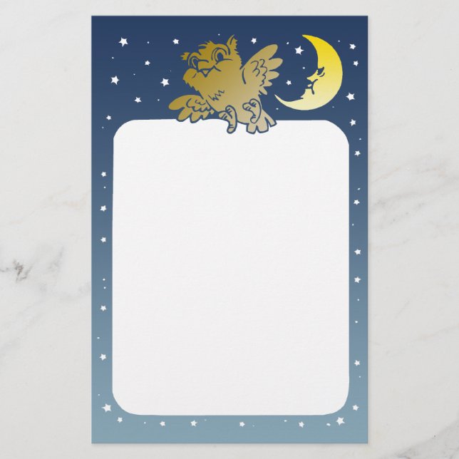 Owl Stationery (Front)