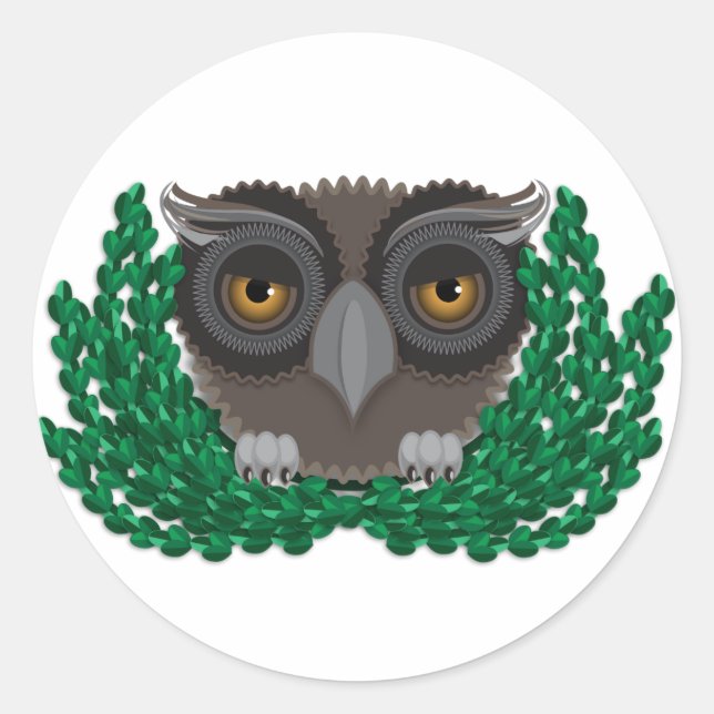 Owl sticker (Front)