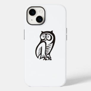 Owl Symbol Black iPhone 14 Case