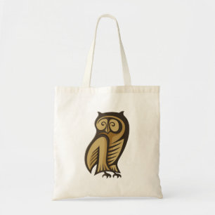 Owl Symbol Color Tote Bag