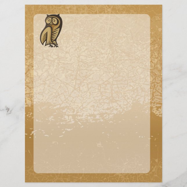 Owl Symbol Colour Flyer (Front)