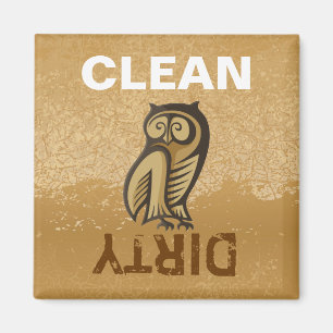 Owl Symbol Colour Magnet