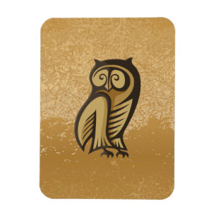 Owl Symbol Colour Magnet