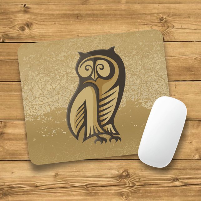 Owl Symbol Colour Mouse Mat (Creator Uploaded)