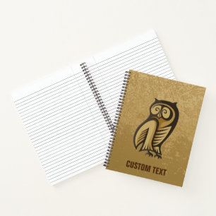 Owl Symbol Colour Notebook