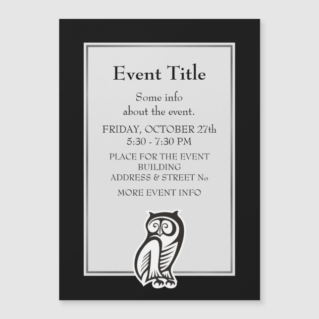 Owl Symbol White (Front)