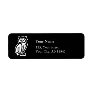 Owl Symbol White