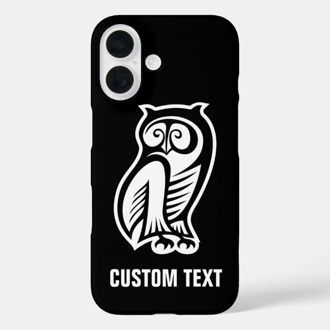 Owl Symbol White Case-Mate iPhone Case (Back)