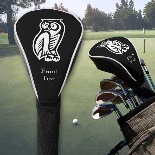 Owl Symbol White Golf Head Cover (Creator Uploaded)