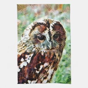 OWL TEA TOWEL