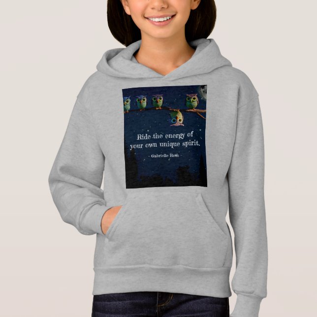 Owl That's Different With Unique Quote Collage (Front)