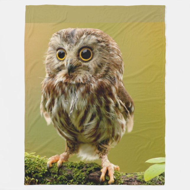 Owl Throw Blanket (Front)