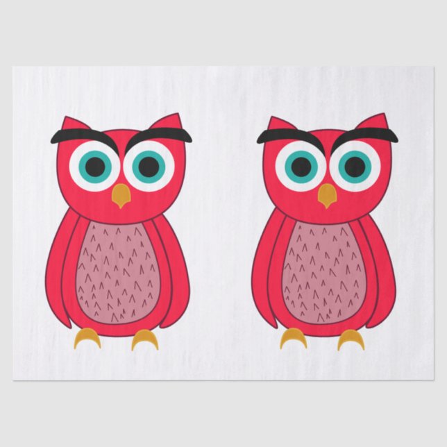 Owl  tissue paper (Front)