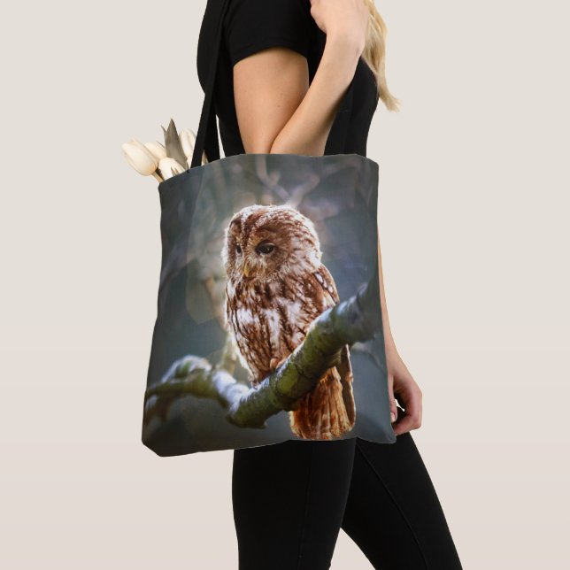 Owl Tote Bag (Close Up)