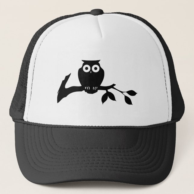 owl trucker hat (Front)