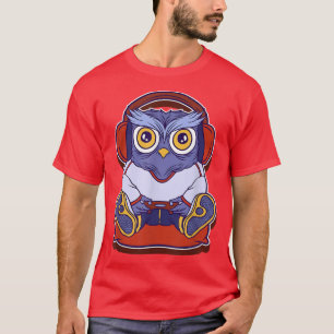 Owl Tshirt Kids Men Women Nocturnal Night Sleep Mu