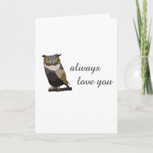 Owl Valentine's Day Funny Pun Card