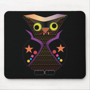 Owl Vampire Mouse Mat