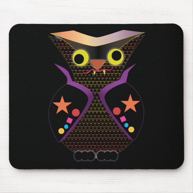 Owl Vampire Mouse Mat (Front)