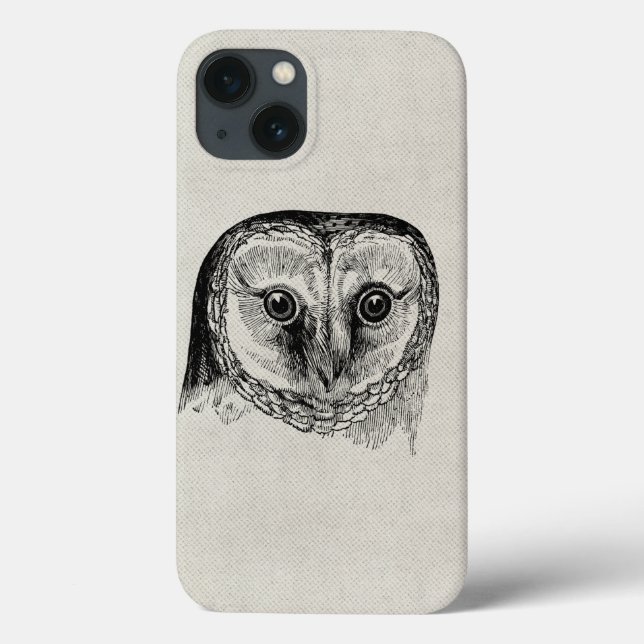 Owl Vintage Case-Mate iPhone Case (Back)