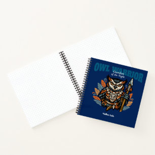 Owl Warrior, Guardian of the Night Kids' Gift Notebook