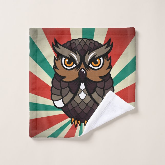 Owl Wash Cloth (Wash Cloth)