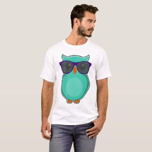 OWL WEARING SUNGLASSES. Funny T-shirts