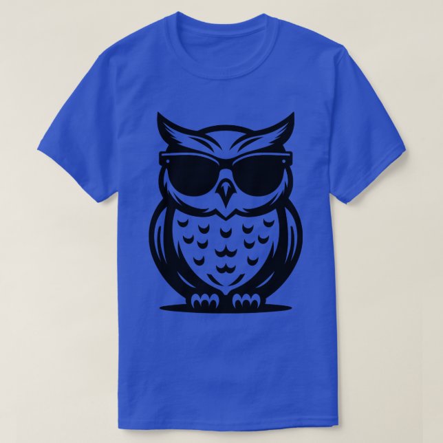 Owl wearing sunglasses T-Shirt (Design Front)