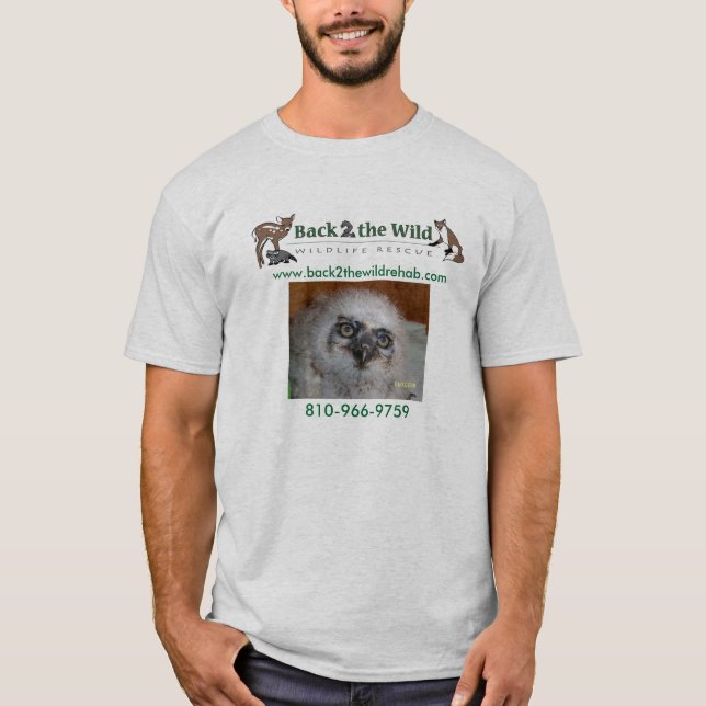 Owl Wildlife Rescue Shirt (Front)