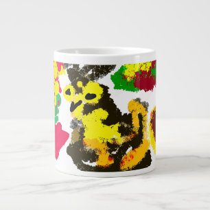 Owl wind autumn large coffee mug