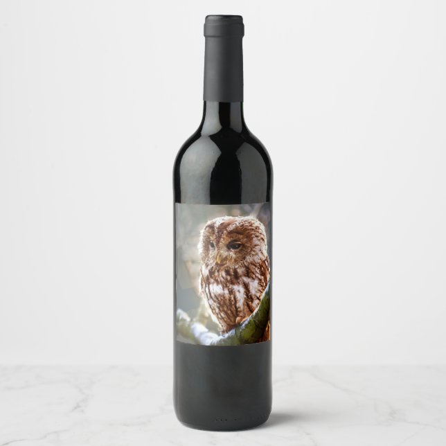 Owl Wine Label (Front)