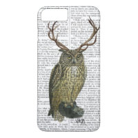 Owl with Antlers plain 2