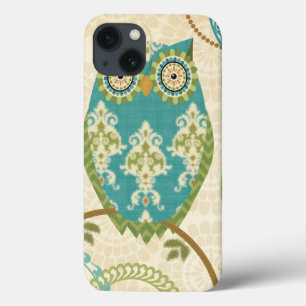 Owl with Circular Patterns iPhone 13 Case