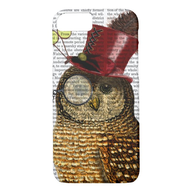 Owl With Top Hat 3 Case-Mate iPhone Case (Back)