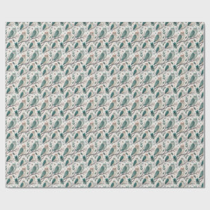 Owl Wrapping Paper Woodland Animal Gift Wrap