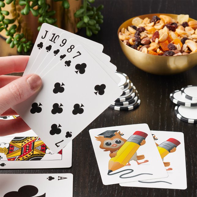 Owl Writing Playing Cards (Creator Uploaded)