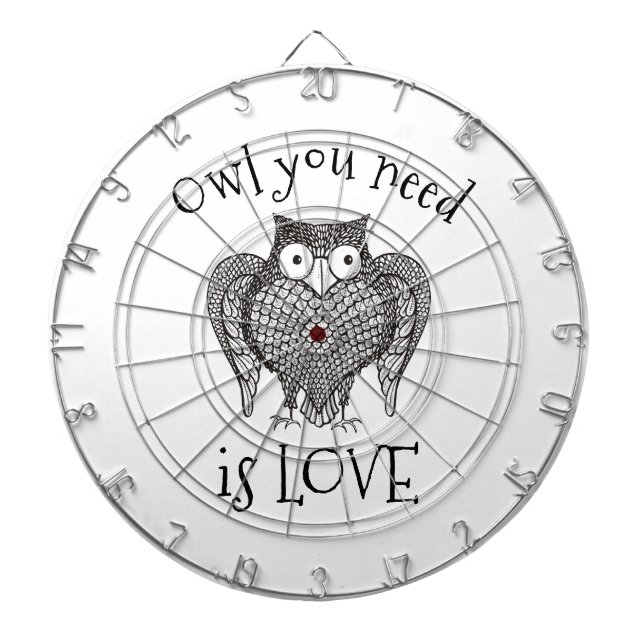 Owl you Need Dartboard (Front)