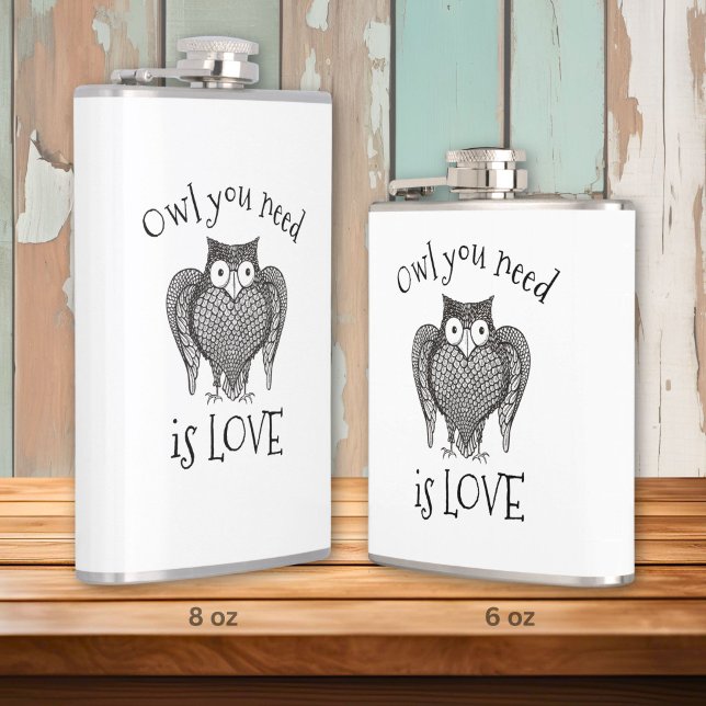 Owl you Need Hip Flask (Creator Uploaded)