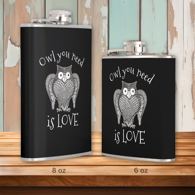 Owl you Need Hip Flask (Creator Uploaded)