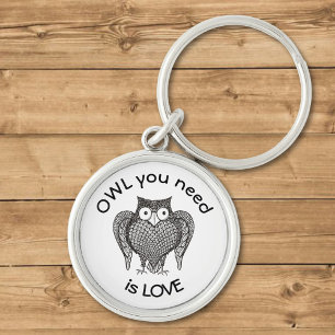Owl you Need Key Ring