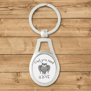 Owl you Need Key Ring