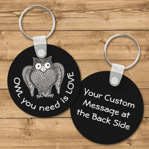 Owl you Need Keychain