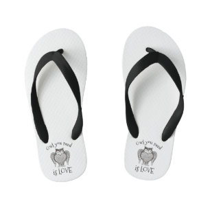 Owl you Need Kid's Flip Flops