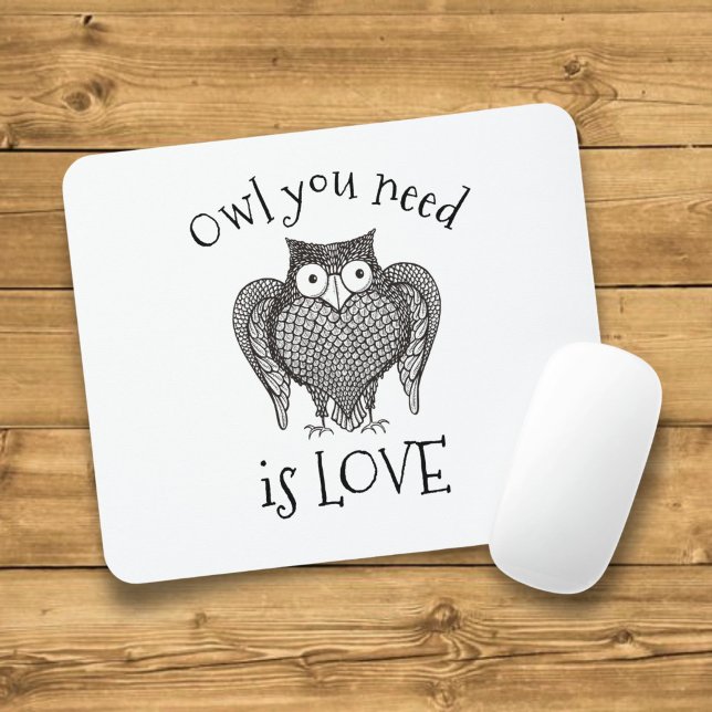 Owl you Need Mouse Mat (Creator Uploaded)