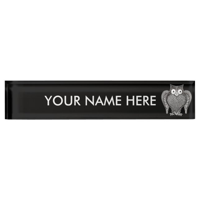Owl you Need Nameplate (Front)