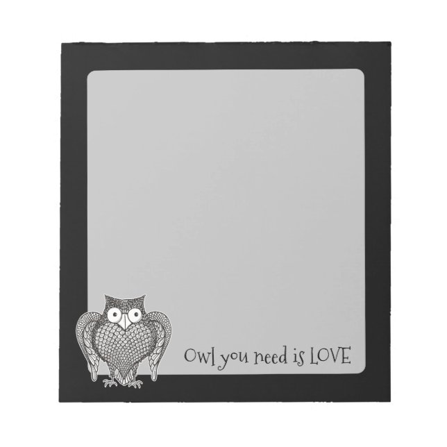 Owl you Need Notepad (Front)