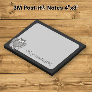 Owl you Need Post-it Notes