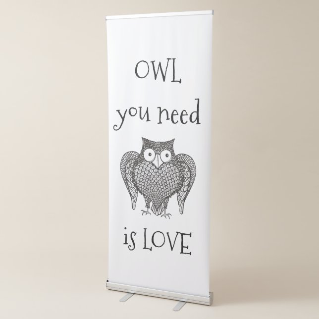 Owl you Need Retractable Banner (3/4)