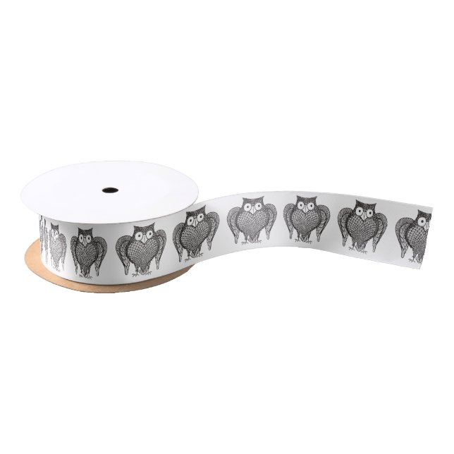 Owl you Need Satin Ribbon (Spool)