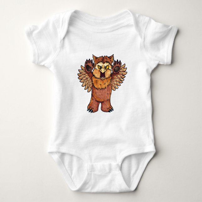 Owlbear Baby Bodysuit (Front)
